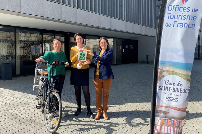 L'office de tourisme de la Baie de Saint-Brieuc labellisé Accueil Vélo