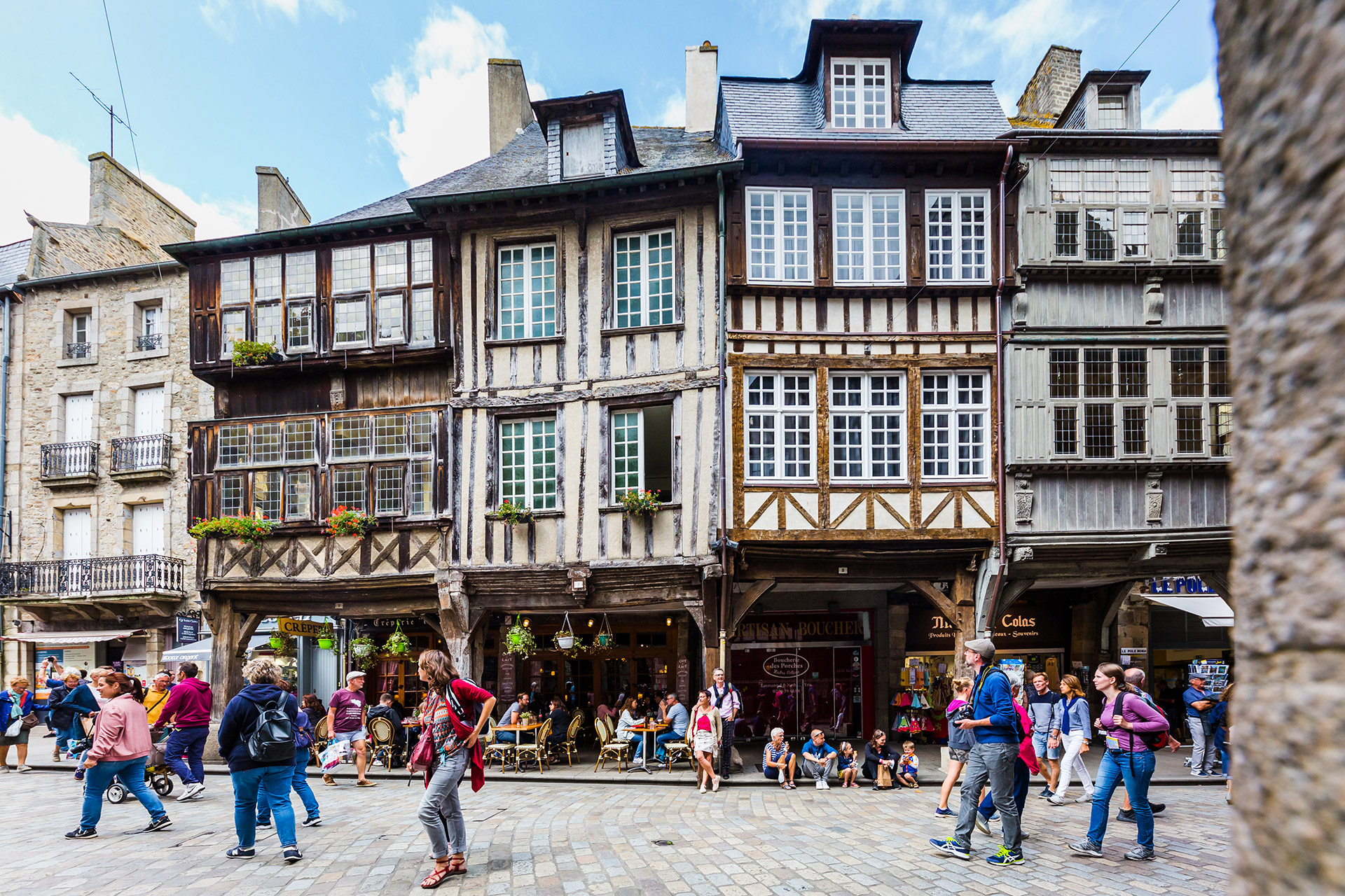 Etude reflet - portrait des touristes en Côtes d'Armor