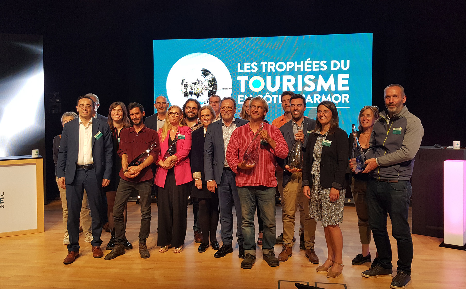 Les lauréats 2023 des Trophées du Tourisme en Côtes d'Armorde la
