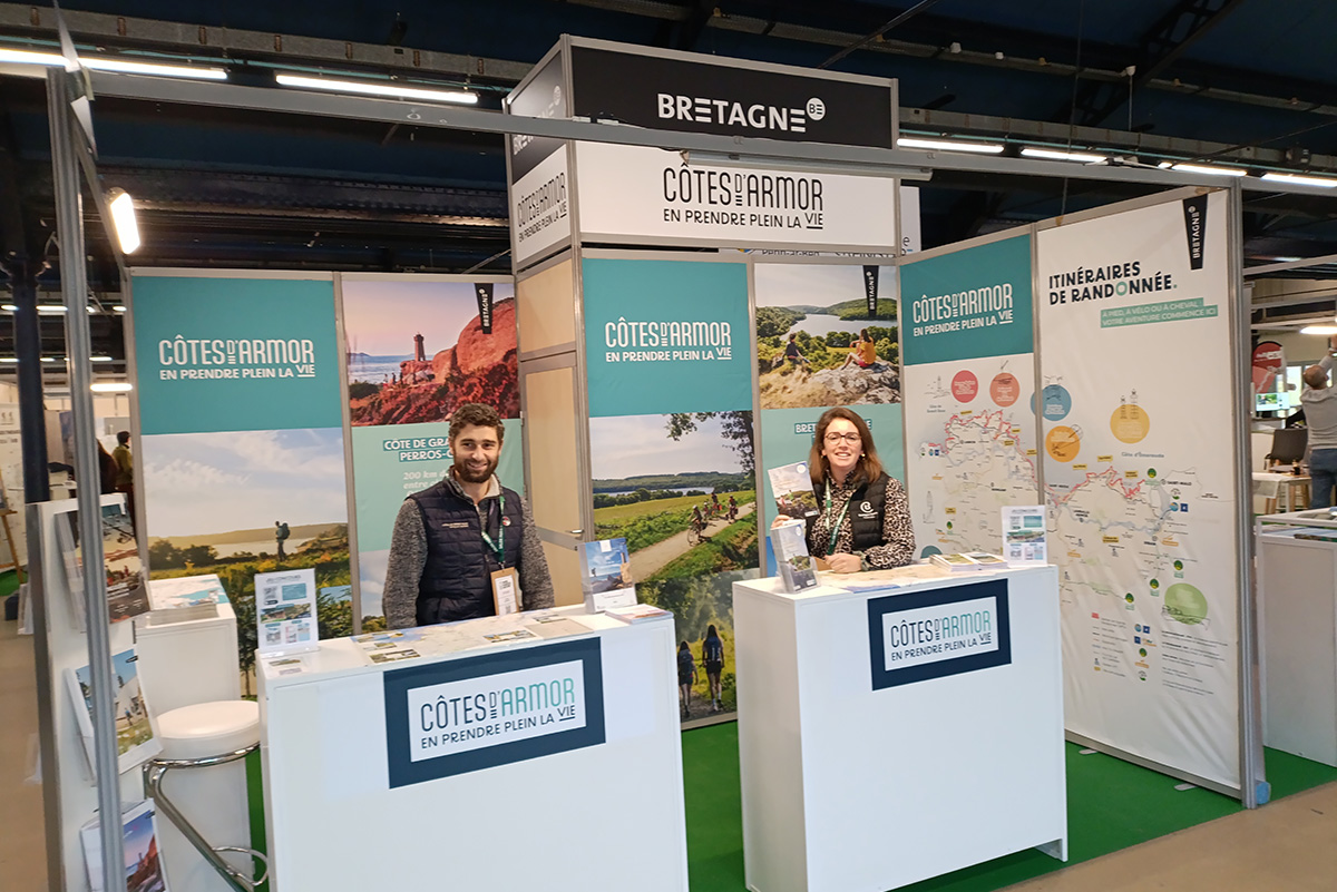Stand Côtes d'Armor Salon Paris Randos Nature