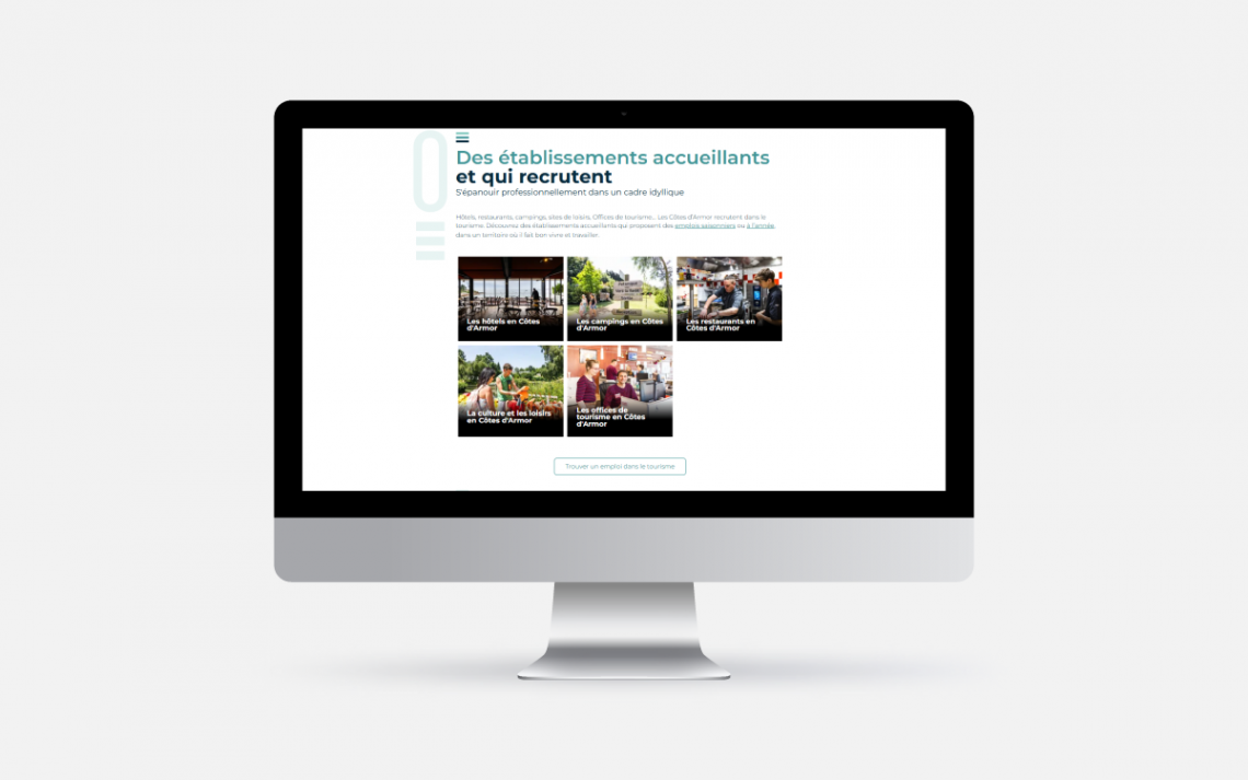 Travailler dans le tourisme sur le site toutvivre.cotesdarmor.com