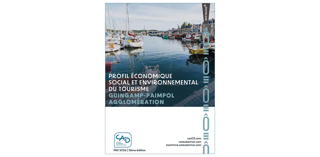 Couverture étude Profil touristique Guingamp Paimpol Agglomération
