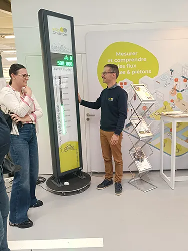 Programme SMART TOUR visite d'Éco-compteur à Lannion