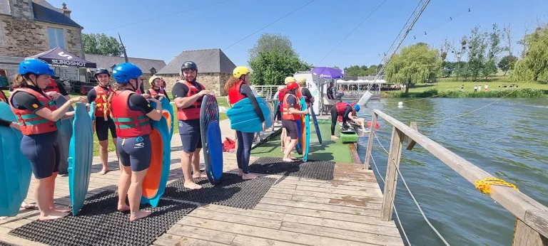 Accueil étudiant médecine au BZH Wakepark de Dolo