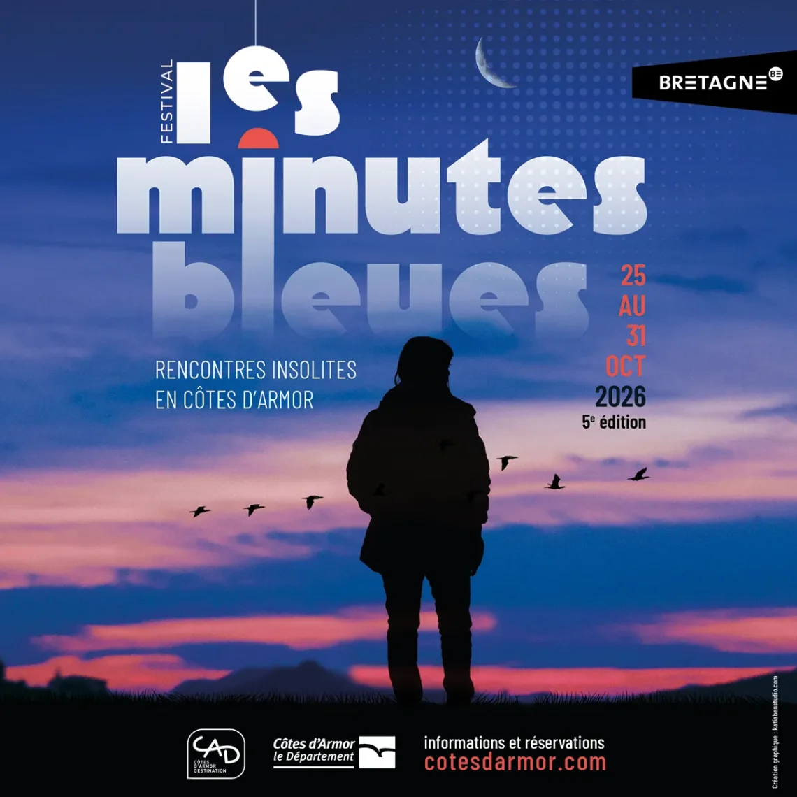 Visuel du Festival Les Minutes bleues 2026